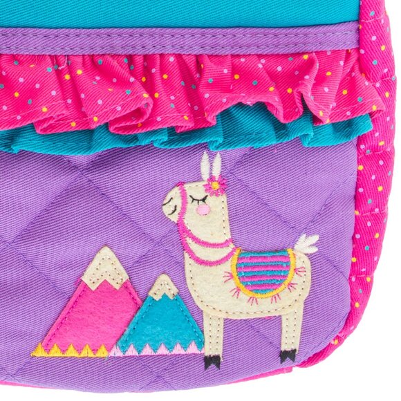 Stephen Joseph Quilted Llama Purse and Wallet for Girls - Picture 5 of 12
